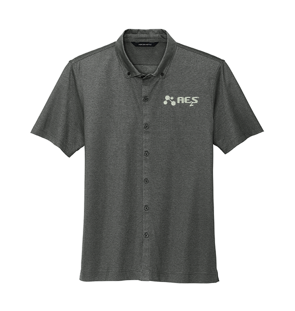 MERCER+METTLE™ Stretch Pique Full-Button Polo