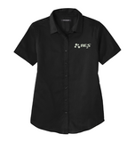 Port Authority® Ladies Short Sleeve SuperPro ™ React ™ Twill Shirt